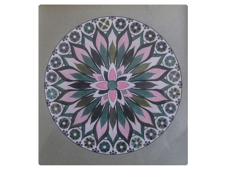 Mandala - Rose des sables
