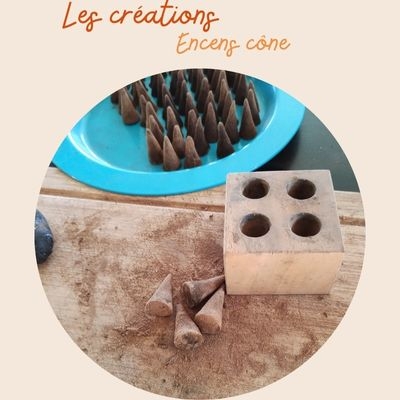 Fabrication d'encens cône Saint Onen La Chapêlle Brocéliande