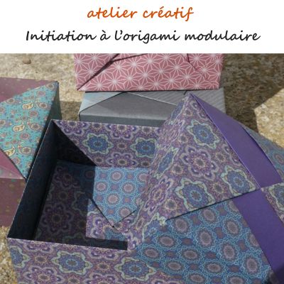 Compose et créer ta boite en origami modulaire