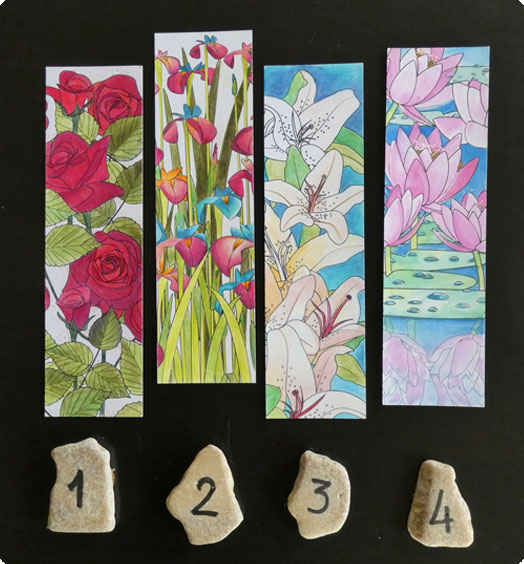 Marque page Floral - St Onen