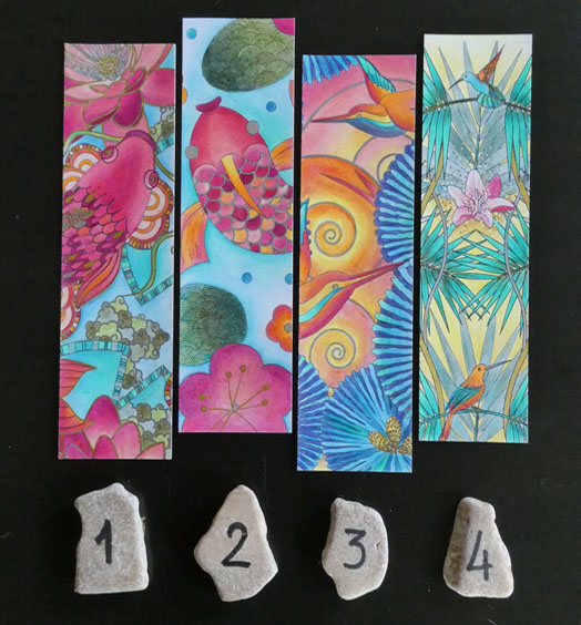 Marque page Colibri